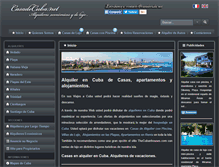 Tablet Screenshot of casadecuba.net